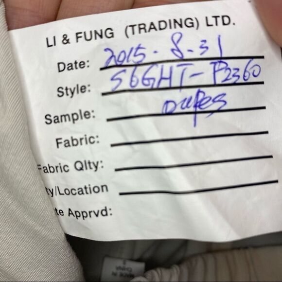 NWT Eileen Fisher cream Drawstring Ankle Pants Small - Picture 10 of 10